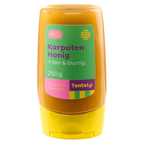 TanteLy Karpaten-Honig in der Spenderflasche (250 g) - Bio von TanteLy