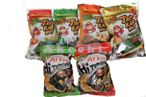 Tao Kae Noi japanischen Knusprige Algen Bundle (6 Packs) von Tao Kae Noi