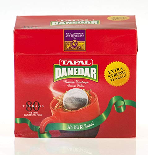 Tapal Danedar Beutel Tee Schwarz in verschiedene Größen. Teabags blacktea , Gewicht food:80er Beutel von Tapal
