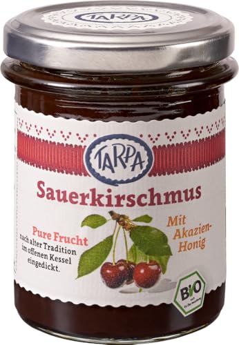 Sauerkirschmus mit Akazienhonig 90% 12 x 220 gr von Tarpa