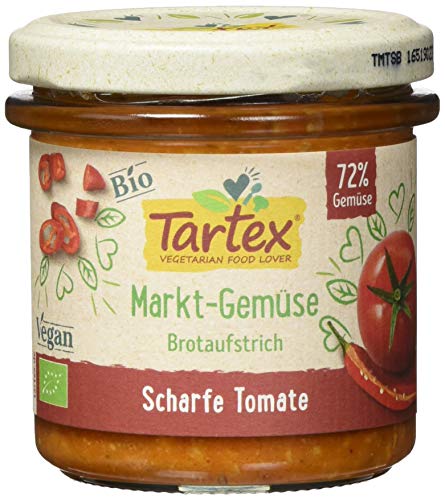 Tartex Bio Marktgemüse Scharfe Tomate, 135g von Tartex