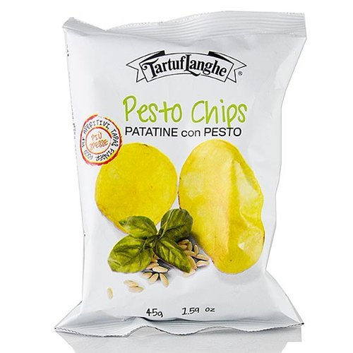 TartufLanghe Pestochips, Kartoffelchips, 45g. von TartufLanghe