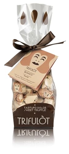 Tartuflanghe - Tartufi Dolci d'Alba - TRIFULÒT MINI SWEET WEIßE TRÜFFEL Praline D'ALBA - 180g neues Design 2024 von Tartuflanghe