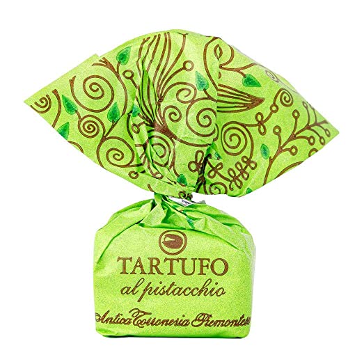 Tartufo Trüffel Pralinen Schokolade 10 x Pistazien Tartufi dolce Antica Torroneria Piemontese| Geschenkset Trueffel italienische Süßigkeiten | Geschenk Made in Italien italienische Spezialitäten von The Great Canadian Tea