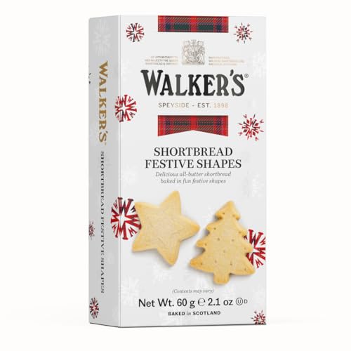 Walkers Shortbread Mini Festive Shapes Weihnachten 60g von Tartufo