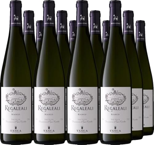 Tasca d'Almerita 12er Vorteilspaket Regaleali Bianco IGT Sicilia 2022 (12 x 0.75 l) von Tasca d'Almerita