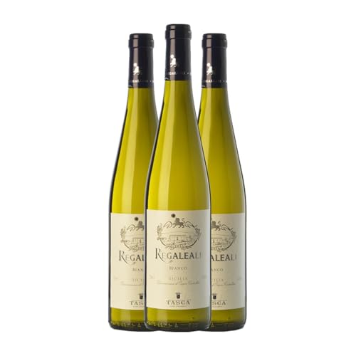 Tasca d'Almerita Regaleali Bianco Terre Siciliane 75 cl Weißwein (Karton mit 3 Flaschen von 75 cl) von Tasca d'Almerita