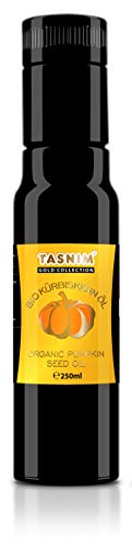 Tasnim® Bio Steirisches Kürbiskernöl • kaltgepresst • naturrein • 250ml UV-Schutz Glasflasche • Premium Qualität • ungefiltert • Made in Austria von Tasnim