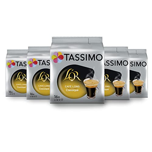 L'OR Café Long Classique, Pack of 5 (80 Drinks) von Tassimo