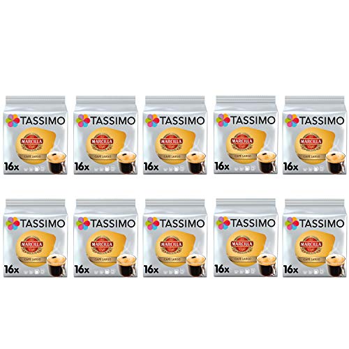 TASSIMO Marcilla Cafe Große Frühstückskaffeepads - 10er Pack (160 Getränke) von Tassimo