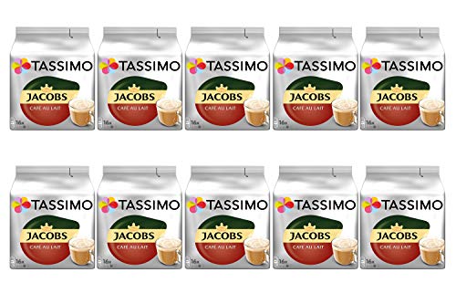 Tassimo Jacobs Café Au Lait (10 Stück, insgesamt 160 Kapseln, 160 Portionen) von Tassimo