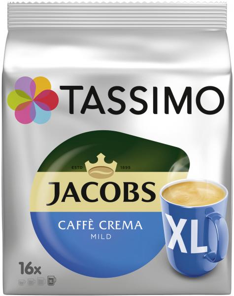 Tassimo Kapseln Jacobs Caffè Crema mild XL Becher, 16 Kapseln von Tassimo