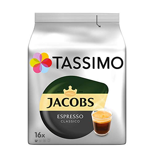 Tassimo Kapseln Jacobs Espresso Classico, 16 Kaffeekapseln, 118g von Tassimo