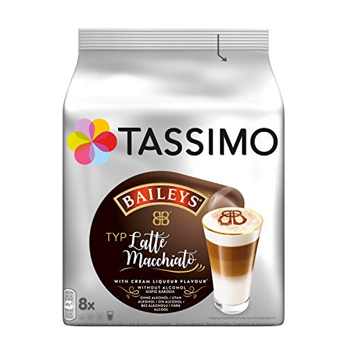 Tassimo Latte Macchiato Baileys, Kaffeespezialität Kapseln, 8 Getränke, 1 x 264 g von Tassimo