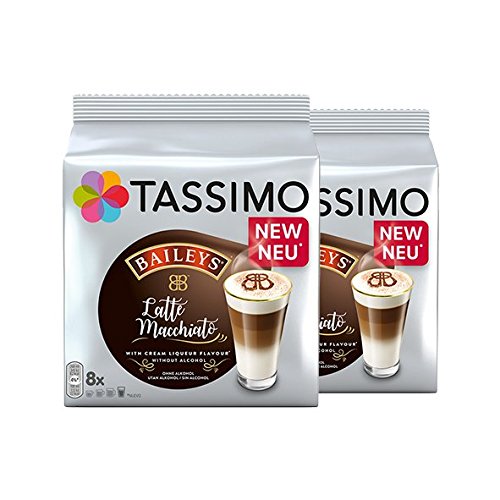 Tassimo Latte Macchiato Baileys 2er Pack, 2x8 Getränke, NUR AMAZ! von Tassimo