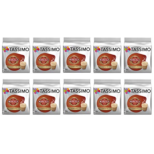 Tassimo Marcilla Cortado Kaffeepads - 10 Packungen (160 Getränke) von Tassimo