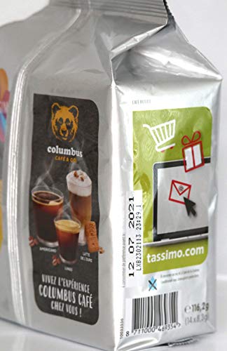 Tassimo columbus Americano 14x Kapseln/Pads. insgesamt 116,2g. von Tassimo