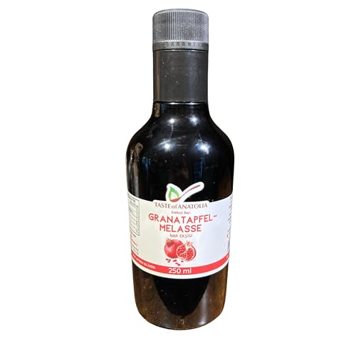 Granatapfelsirup pur 350ml - Granatapfelmelasse (Nar eksisi) 250 ml von Taste of Anatolia Feinkost Oase, 100% natürlich. Aus HATAY-Türkei. (Namensänderung: auf Melasse und 250 ml) von Taste of Anatolia