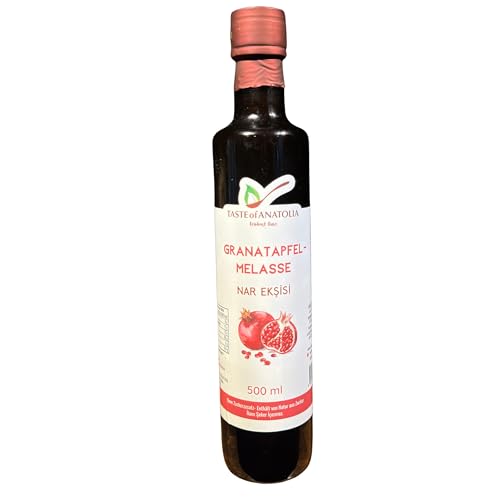 Granatapfelsirup pur 700ml - Granatapfelmelasse (Nar eksisi) 500 ml von TASTE OF ANATOLIA FEINKOST OASE, 100% natürlich. Aus HATAY-Türkei. (Namensänderung: auf Melasse 500 ml) von Taste of Anatolia