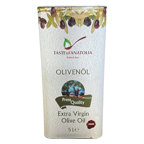 TASTE OF ANATOLIA Olivenöl extra virgin (Zeytinyagi) aus HATAY - TÜRKEI 5 Liter groß- mild im Geschmack von Taste of Anatolia