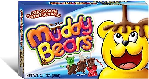 American Muddy Bears: Schokolade überzogene Gummibärchen 88gr von Taste of Nature