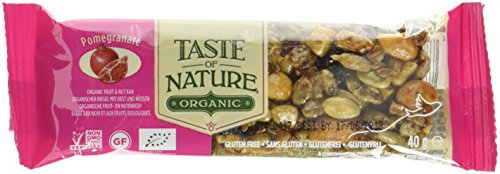 Taste of Nature Müsliriegel Organic Persian Pomegranate Garden, 4er Pack (4 x 40 g) - Bio von Taste of Nature