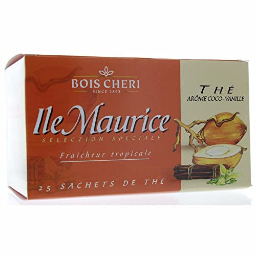 Taste of Paradise by Mauritius Bois Cheri Schwarztee Coconut Vanilla (50g - 25 Beutel) von Taste of Paradise by Mauritius