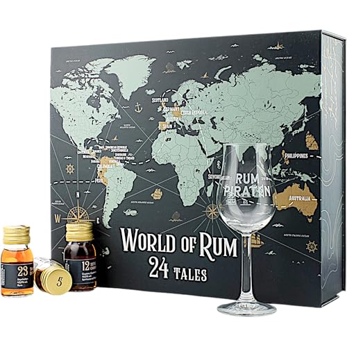 World of Rum Adventskalender 2024 (24 x 30 ml) von Tasteventure