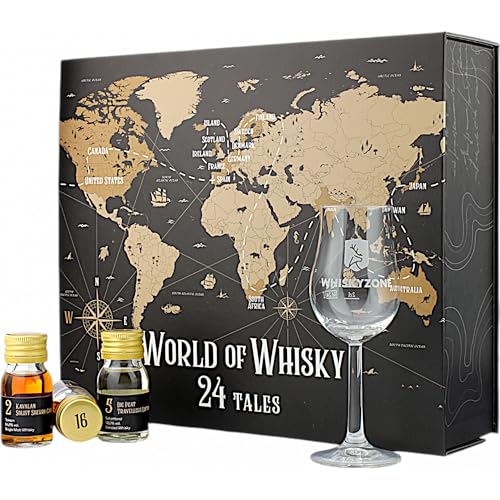 World of Whisky Adventskalender 2024 (24 x 30 ml) von Tasteventure