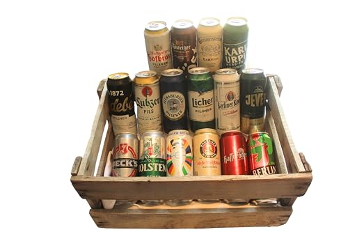 DD Bierbox mit 8 Dosen à 0,5 Liter für zu Hause Deutschlands erste Dosenbierbox von Tasty Pops