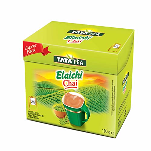 "Tata Masala Elaichi (Kardamom) Teebeutel - 50 Stück (100g)" von Tata Tea