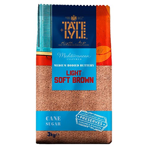 Tate & Lyle Hellbrauner Zucker, 3 kg, 4er-Pack von Tate & Lyle