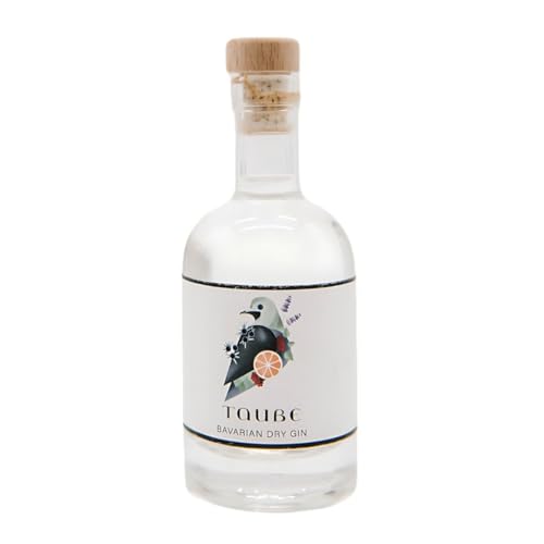 TAUBE Gin | Bavarian Dry Mini Gin | Mini Bio Gin aus Bayern (0,1 L) von Taube Bavarian Dry Gin