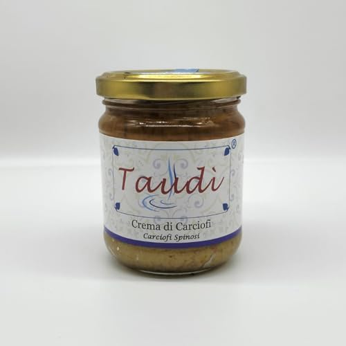Hochwertige sizilianische Artischockencreme – ideal für Crostini und Gewürze 180 g von Taudì