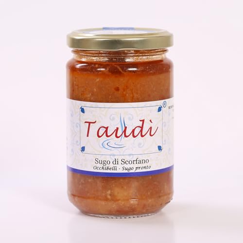 Rotbarschsauce – Occhibelli: Authentischer Geschmack des Meeres in einer fertigen, handwerklich hergestellten Sauce 280 g von Taudì