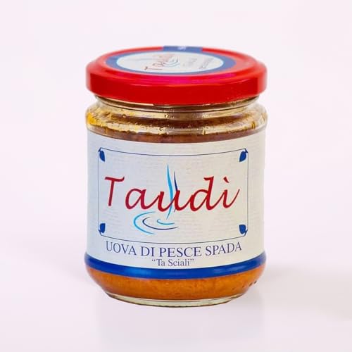 Sauce mit Schwertfischrogen Ta Sciali (Schwertfischkaviar) – Gourmet Delight – Taudi Dosenglas 180 g von Taudì