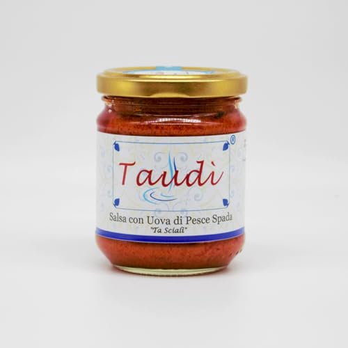 Sauce mit Schwertfischrogen Ta Sciali (Schwertfischkaviar) – Gourmet Delight – Taudi Dosenglas 180 g von Taudì