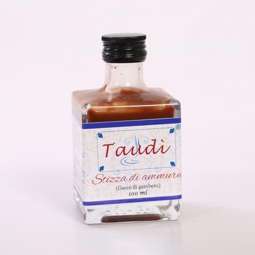Sizilianische Garnelen-Drops – Taudì-Konserven im Glas, 100 ml, natürlich von Taudì