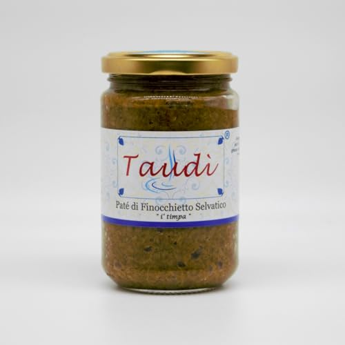 Sizilianische Patè mit wildem Fenchel – Authentischer, handwerklich hergestellter Geschmack | Taudì Konserven aus 100% natürlichem sizilianischem Glas 280 g von Taudì