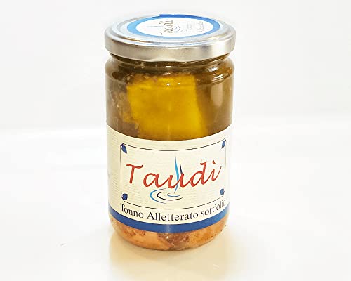 Thunfisch in Öl Taudì - Thunfisch in italienischem Olivenöl im Glas - Hohe Qualität und authentischer Geschmack der sizilianischen Tradition 280g von Taudì