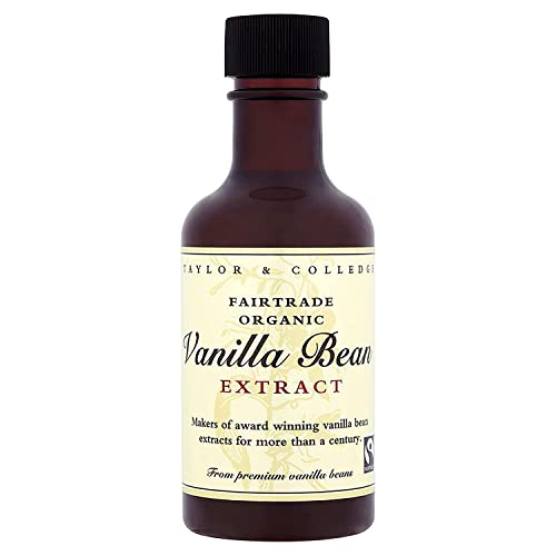 T&C - Bio Vanilla Extract | Vanille Extrakt aus reinen Madagaskar BIO-Vanilleschoten. Flüssiger Vanilleextrakt ideal zum Verfeinern von Pudding, Torten, Dessert, Eis uvm. | Inhalt: 100ml von Taylor & Colledge