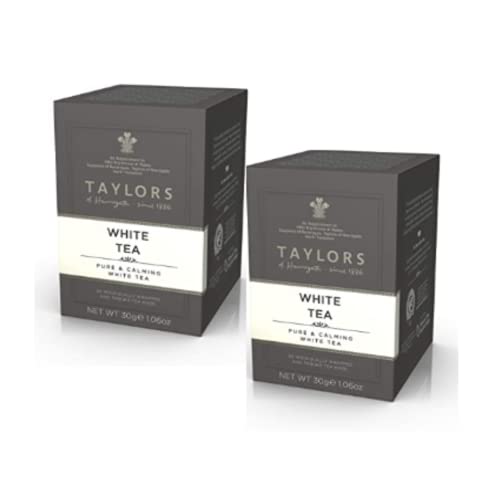 Taylors® | Beruhigender reiner weißer Tee | Entspannender weißer Tee – insgesamt 40 Teefilter (60 g) | Chinesischer Weißer Tee in Filtern Icona di Verificata con community von Taylors