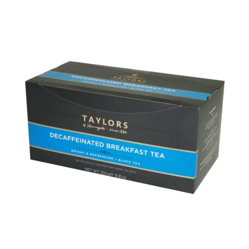 Taylors® | Entkoffeinierter Schwarztee zum englischen Frühstück | Ho.Re.Ca-Verpackung für schwarzen Tee | 100 einzeln verpackte Schwarzteefilter (250 g) von Taylors