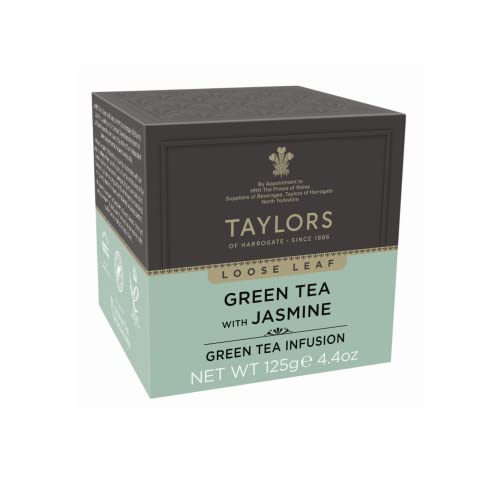 Taylors® | Grüner Tee angereichert mit Jasminduft | Lose grüne Teeblätter und Jasmin – 1 x 125 Gr von Taylors