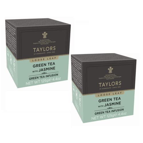 Taylors® | Loser grüner Jasmintee | Chinesische Grünteeblätter und Jasmin - 2 x 125 Gr von Taylors