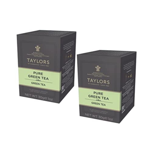 Taylors® | Reiner, sauberer und hellgrüner Tee – 2 x 20 Teefilter (60 g) | Reiner Sencha-Grüntee von Taylors
