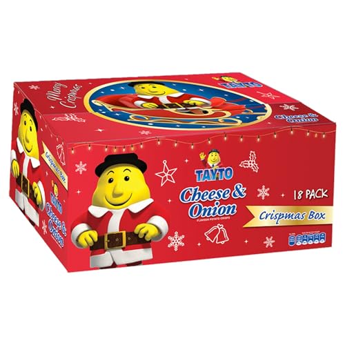 Tayto Cheese & Onion Flavour Potato Crisps Party Box 18 x 25g von Tayto