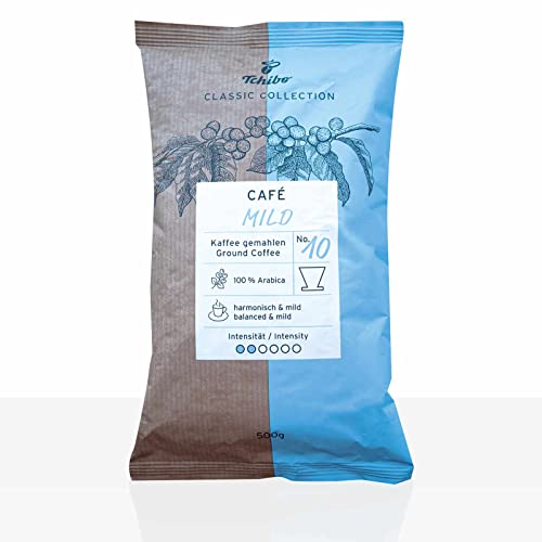 Tchibo Cafe Classic Mild - 500g Kaffee gemahlen, Filterkaffee von Tchibo