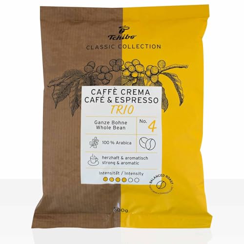 Tchibo Caffe Crema & Espresso Trio 10 x 500g Kaffeebohnen von Tchibo