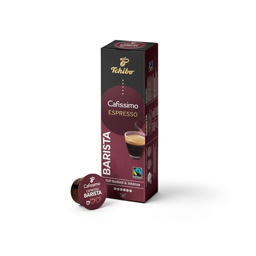 Tchibo Cafissimo Espresso Barista Kaffeekapseln, 10 Stück, nachhaltig & fair gehandelt, Premium Qualität von Tchibo